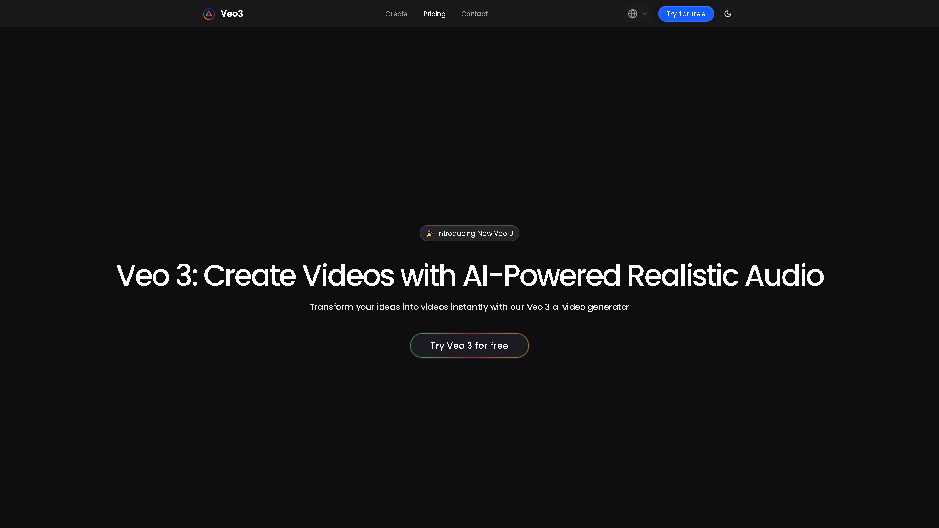 Veo 3 Interface Screenshot - Voice Generation & Conversion Tool