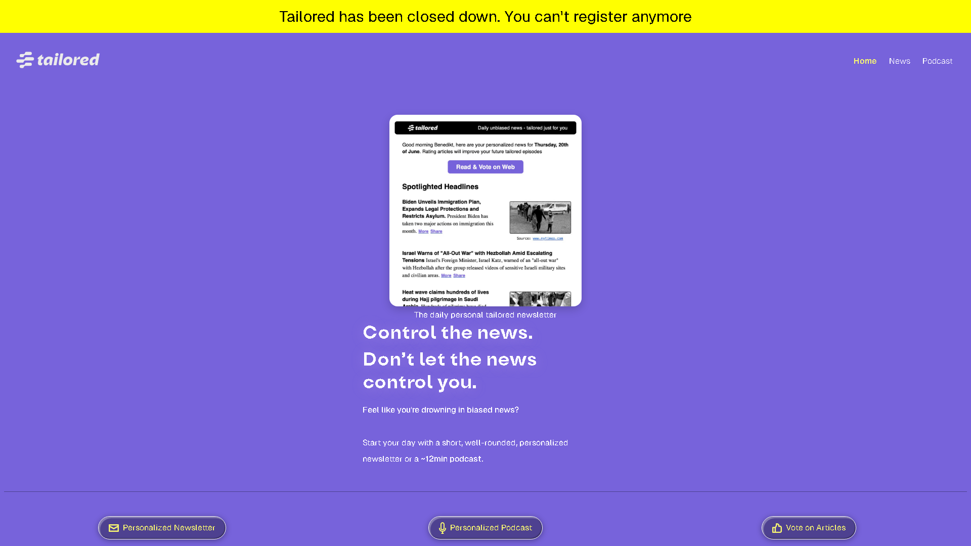 TailoredPod Interface Screenshot - Writing & Editing Tool