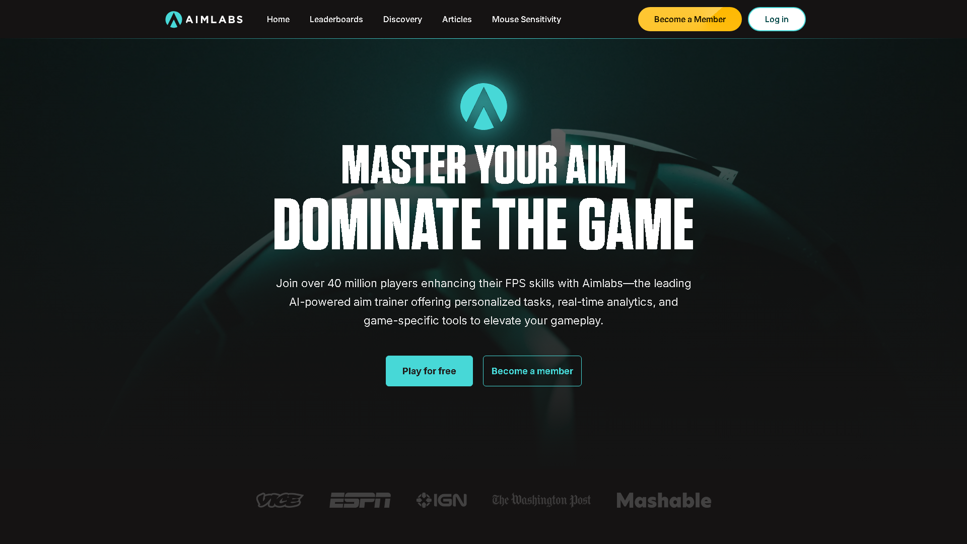 Aimlabs Interface Screenshot - Education & Translation Tool