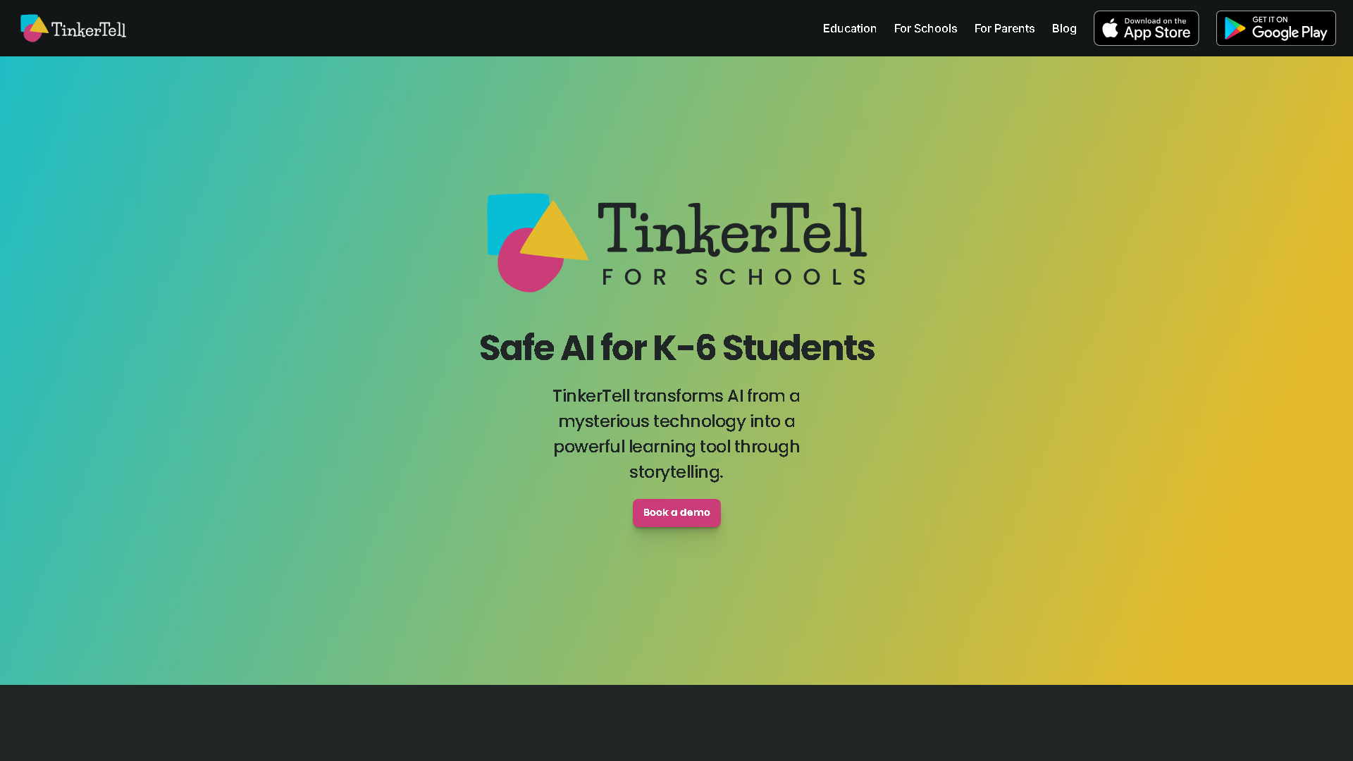 TinkerTell Interface Screenshot - Writing & Editing Tool
