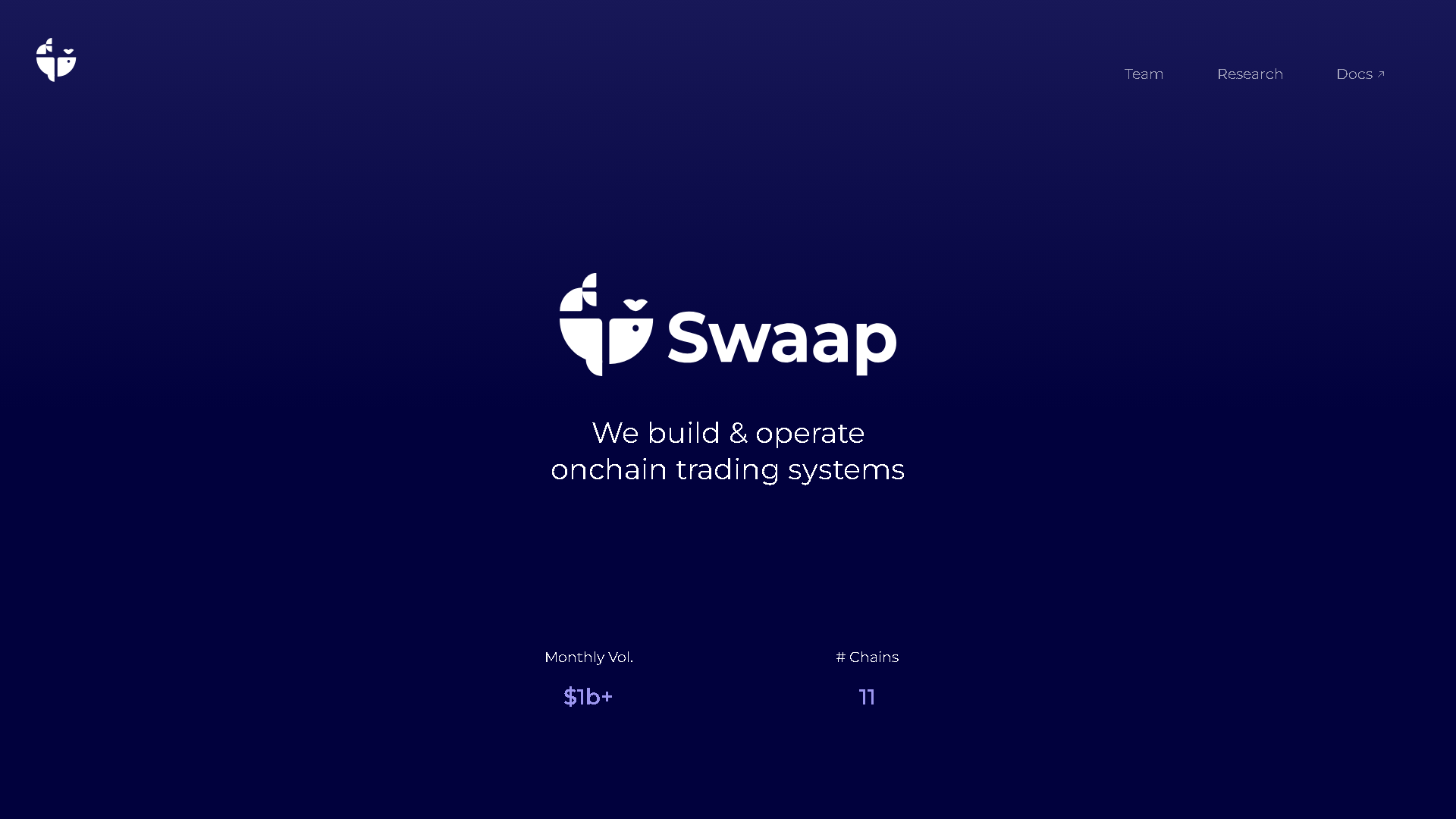 Swaap Interface Screenshot - Business Research Tool