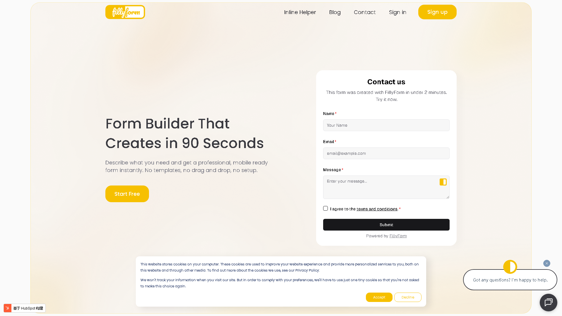 FillyForm Interface Screenshot - Office & Productivity Tool