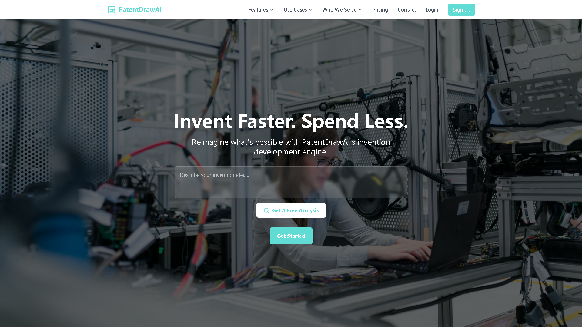 PatentDrawAI Interface Screenshot - Art & Creative Design Tool