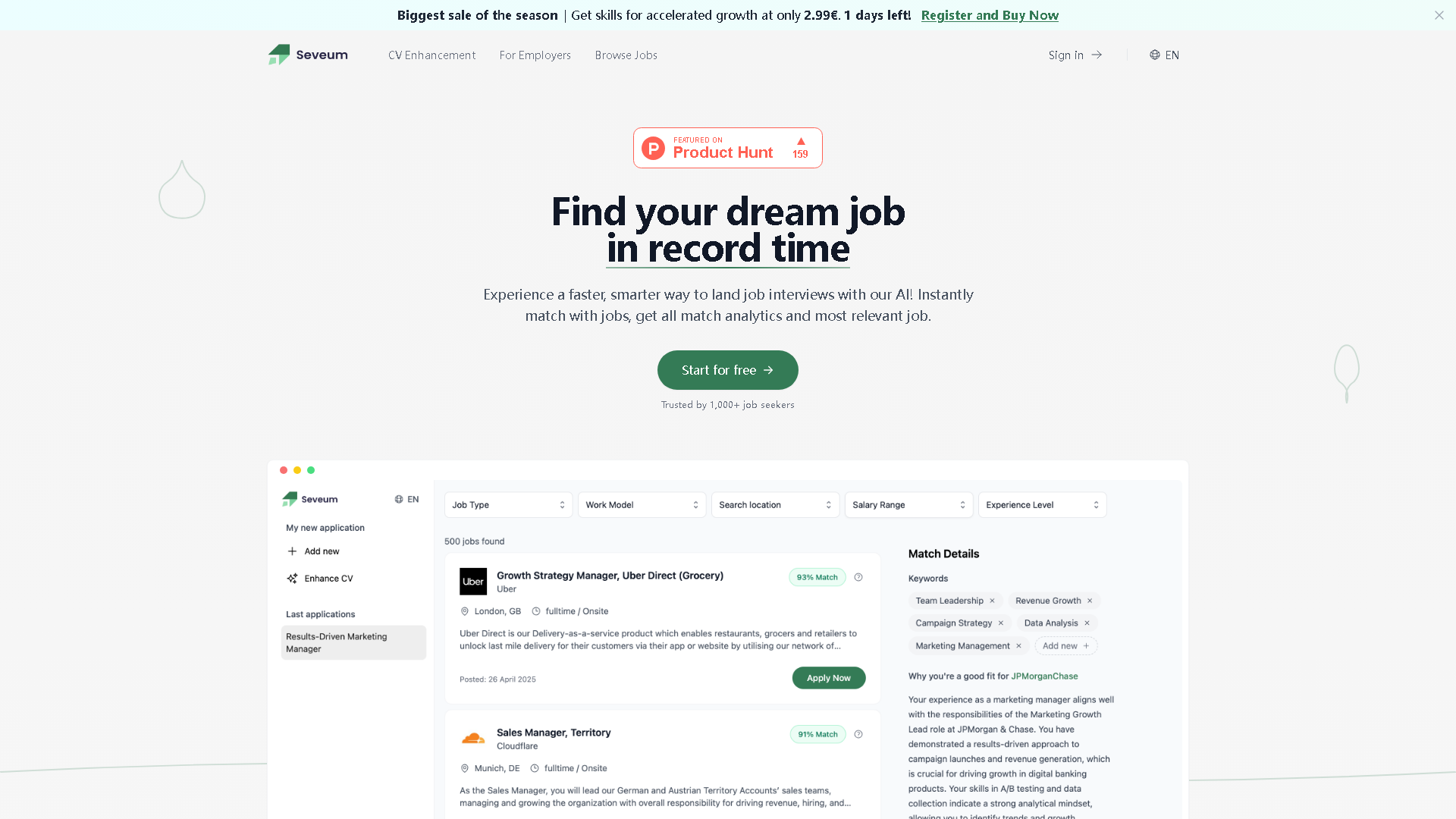 Seveum Interface Screenshot - Writing & Editing Tool