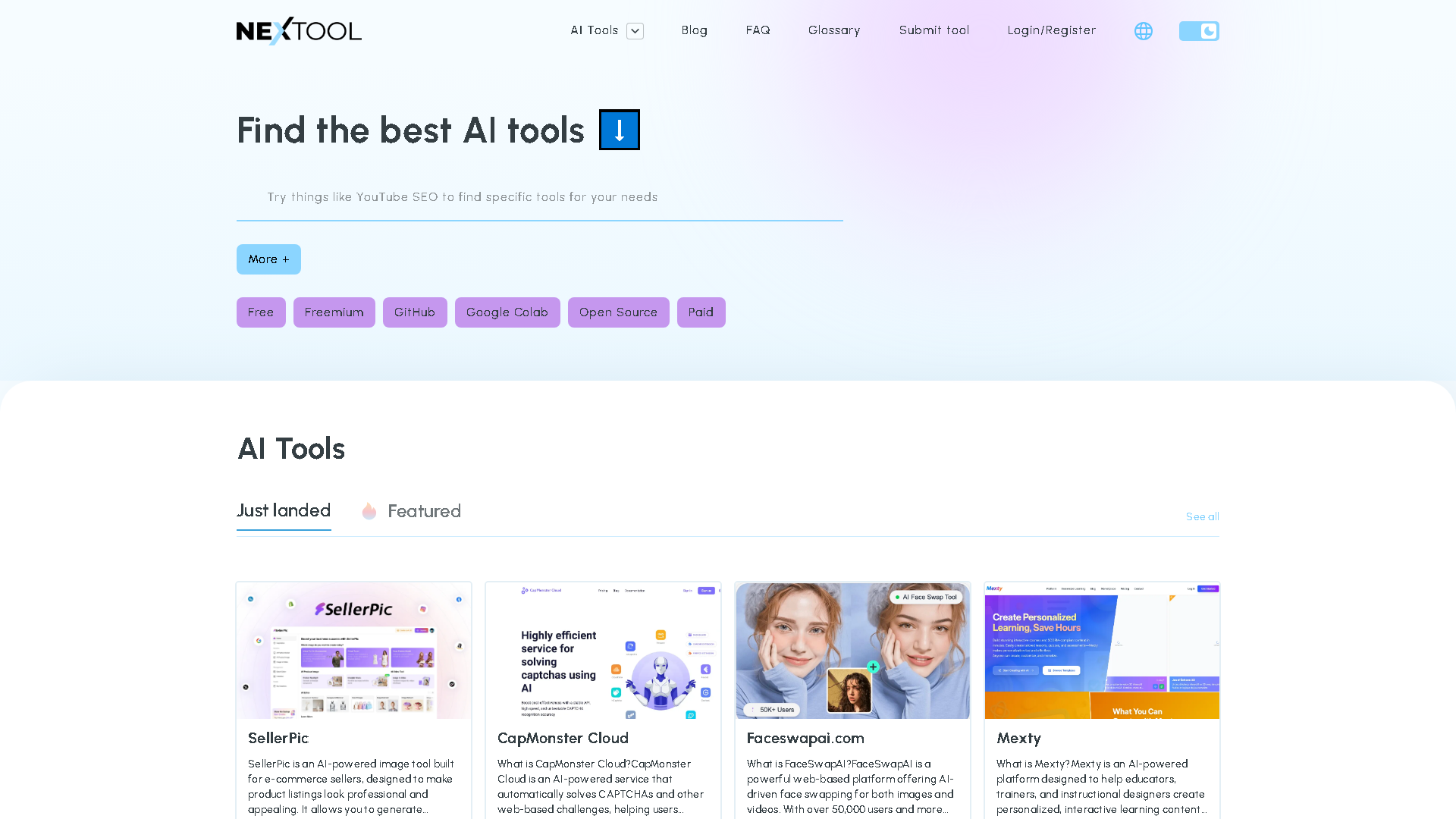 NEXTOOL AI Interface Screenshot - Office & Productivity Tool