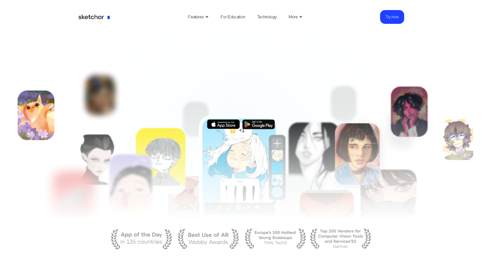 Sketchar Interface Screenshot - Art & Creative Design Tool