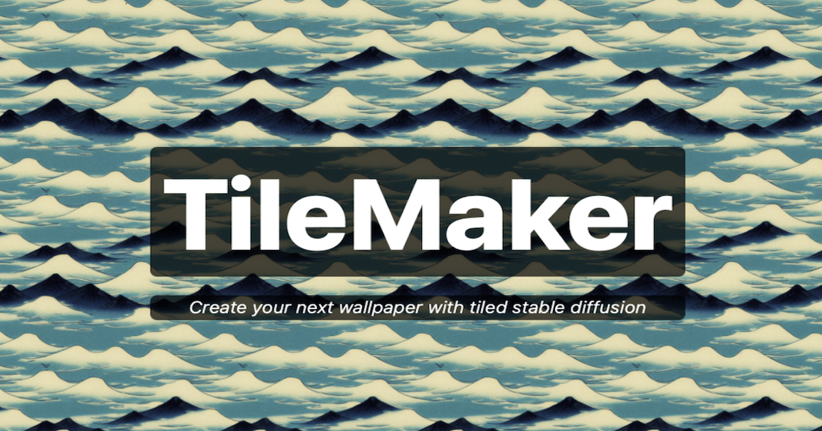 TileMaker Logo - Image & Design Tool