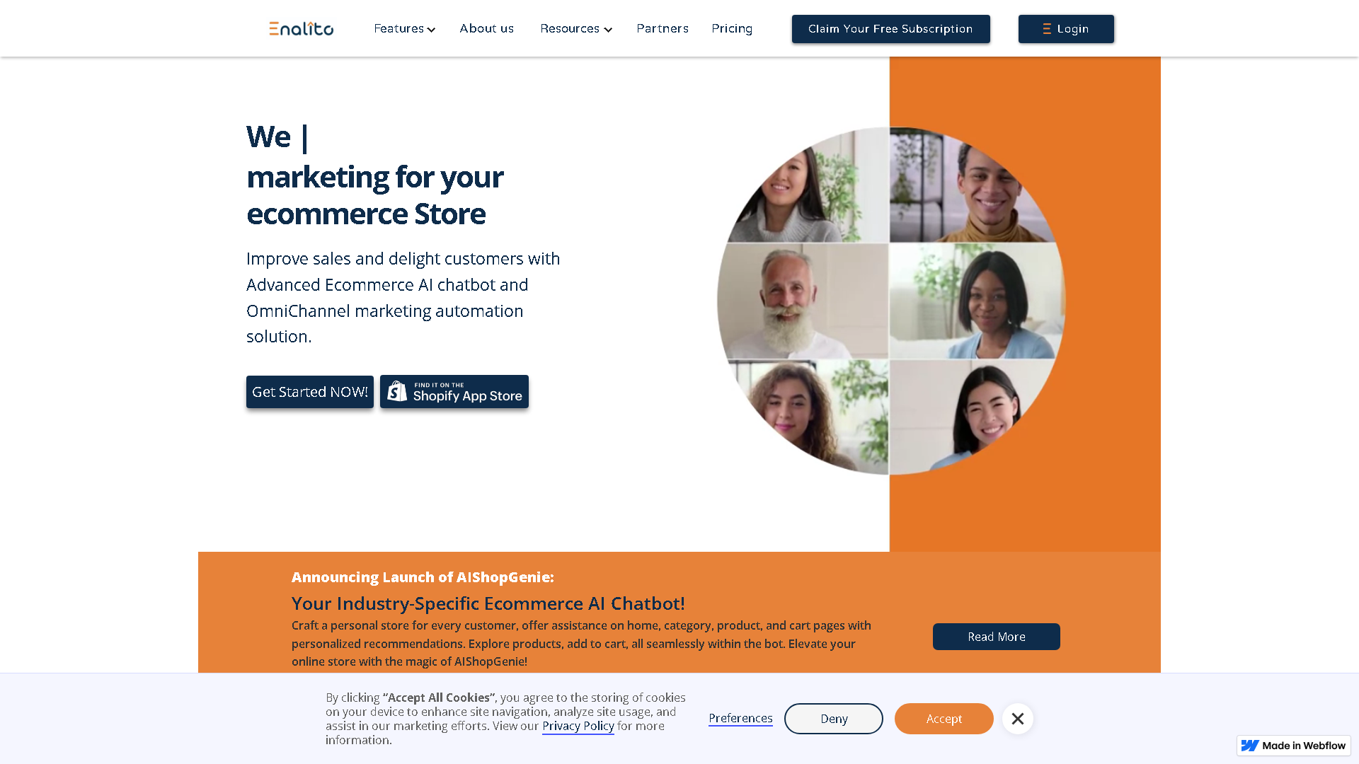 Enalito Interface Screenshot - Marketing & SEO Tool