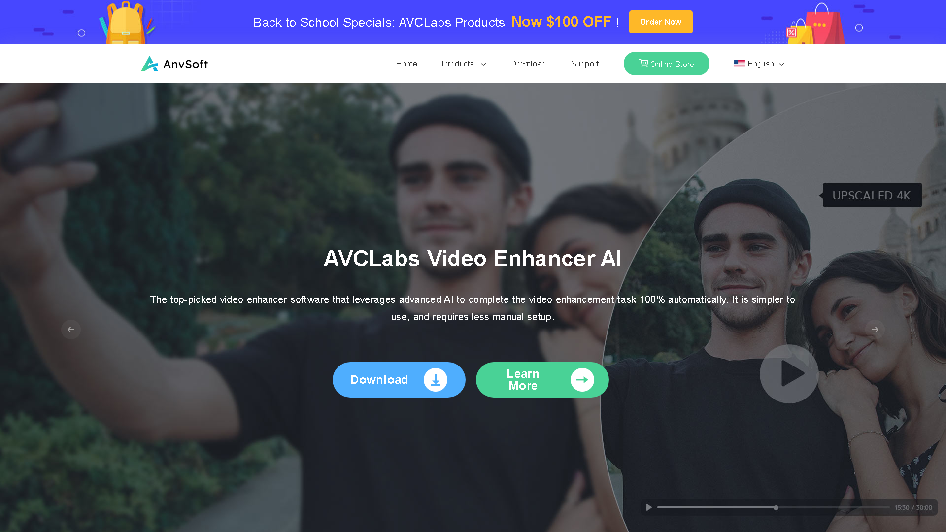 Anvsoft Interface Screenshot - Image & Design Tool