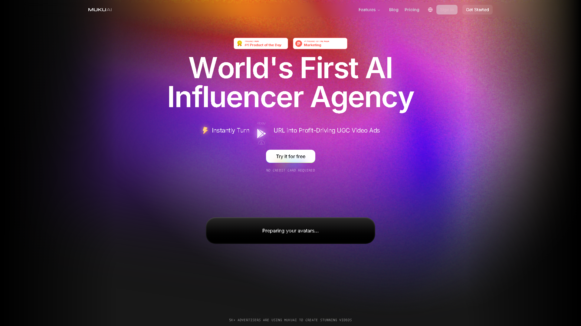 MukuAI Interface Screenshot - Social Media Tool