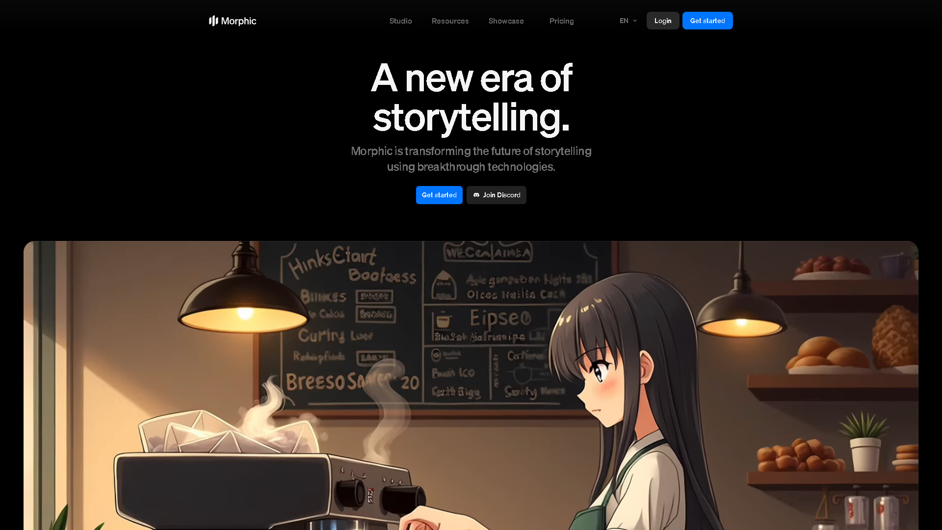Morphic Interface Screenshot - Image Generation & Editing Tool