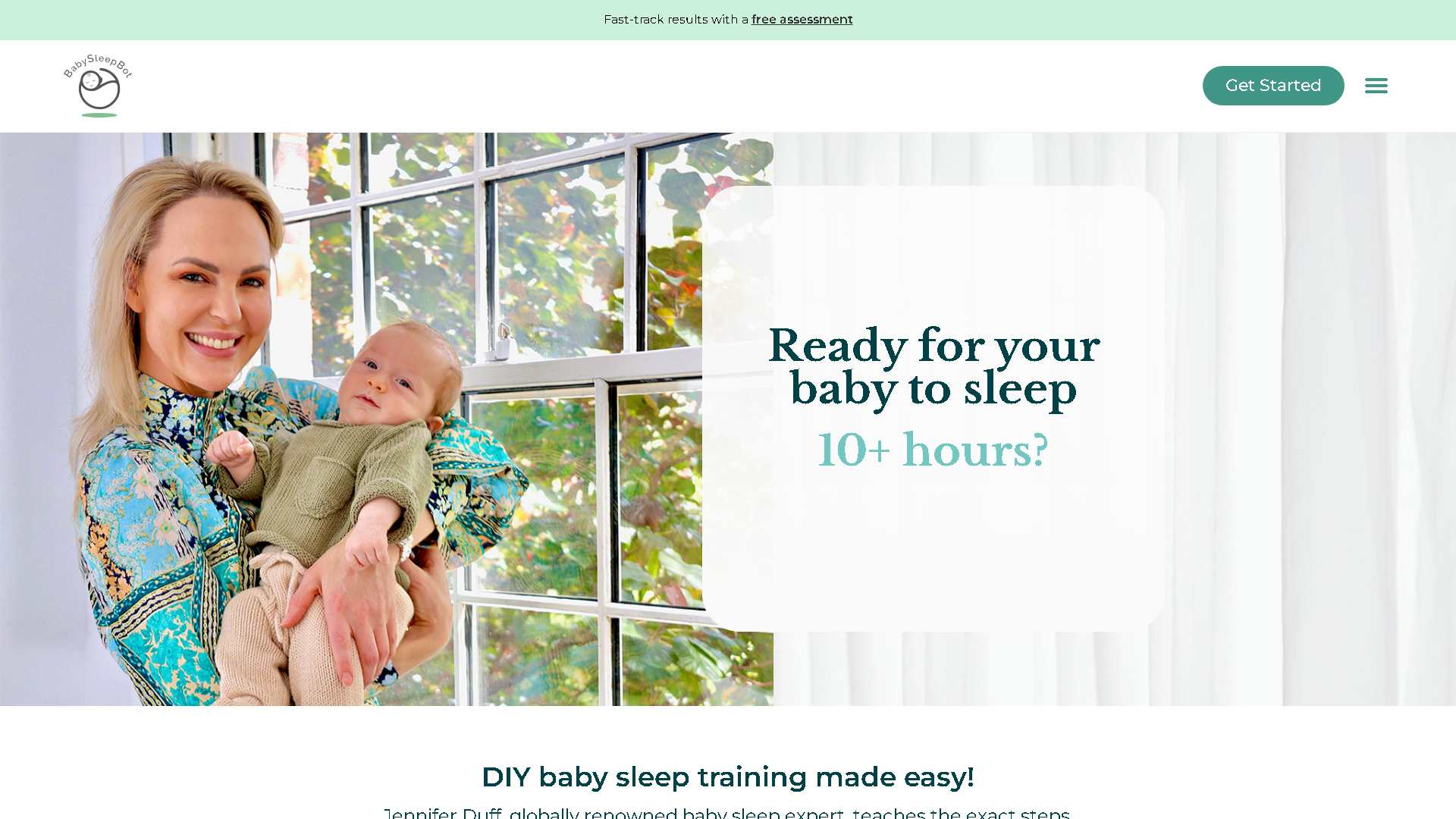 BabySleepBot Interface Screenshot - Daily Life Tool
