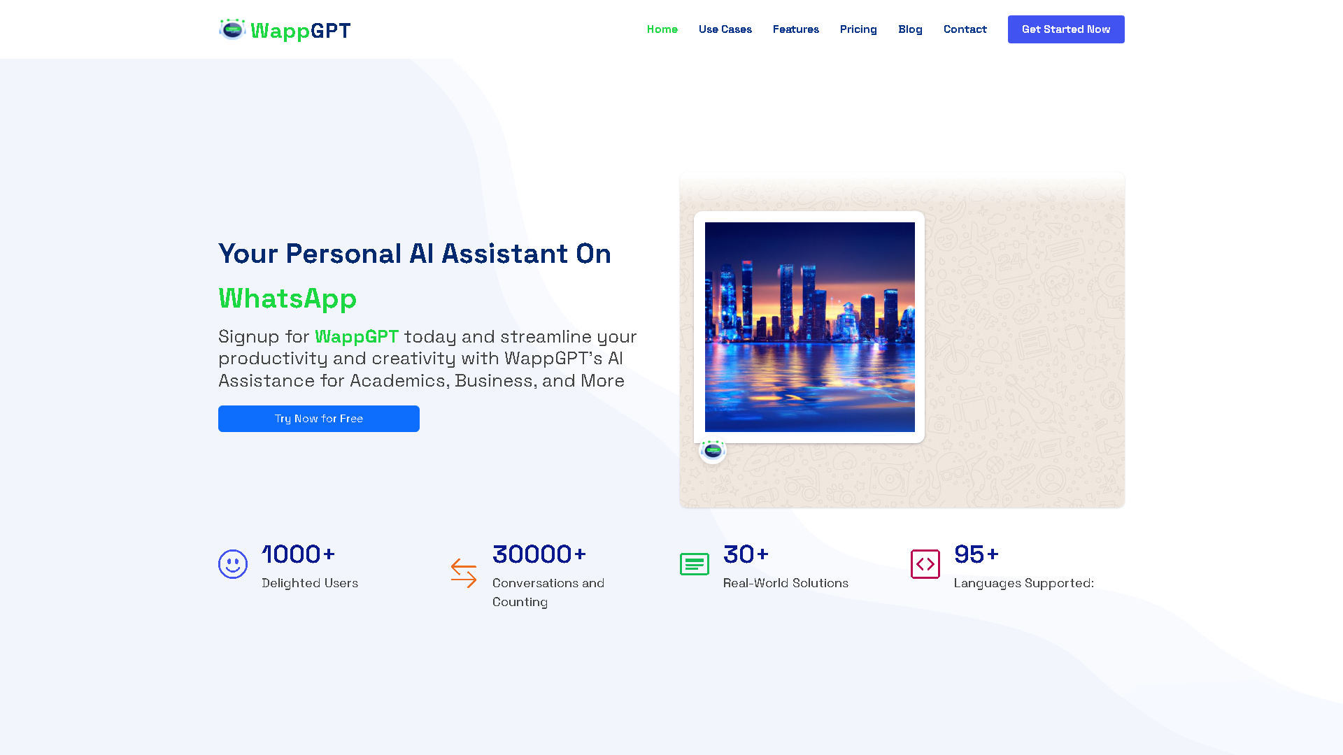 WappGPT Interface Screenshot - Writing & Editing Tool