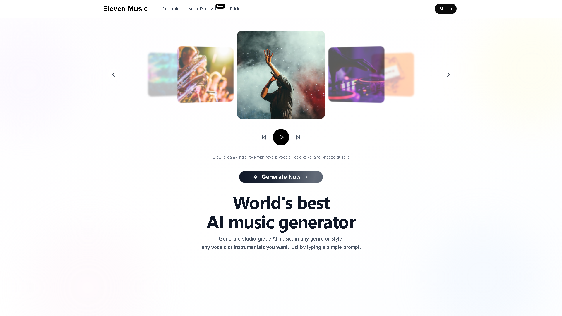 Eleven Music Interface Screenshot - Music & Audio Tool