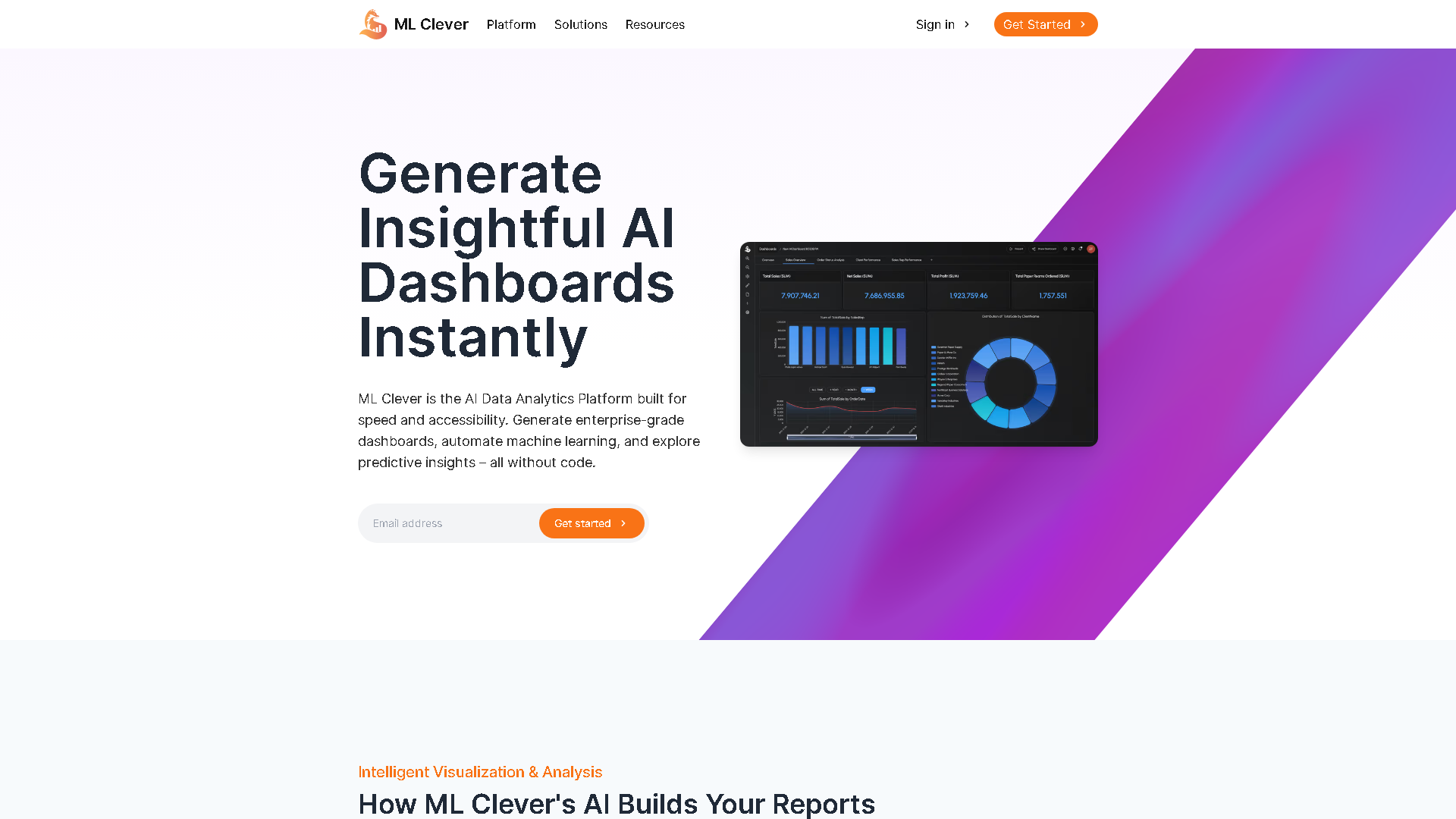 ML Clever Interface Screenshot - Art & Creative Design Tool