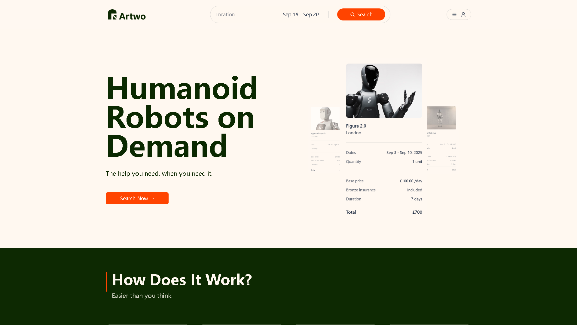 Artwo Interface Screenshot - AI Models & Infrastructure Tool