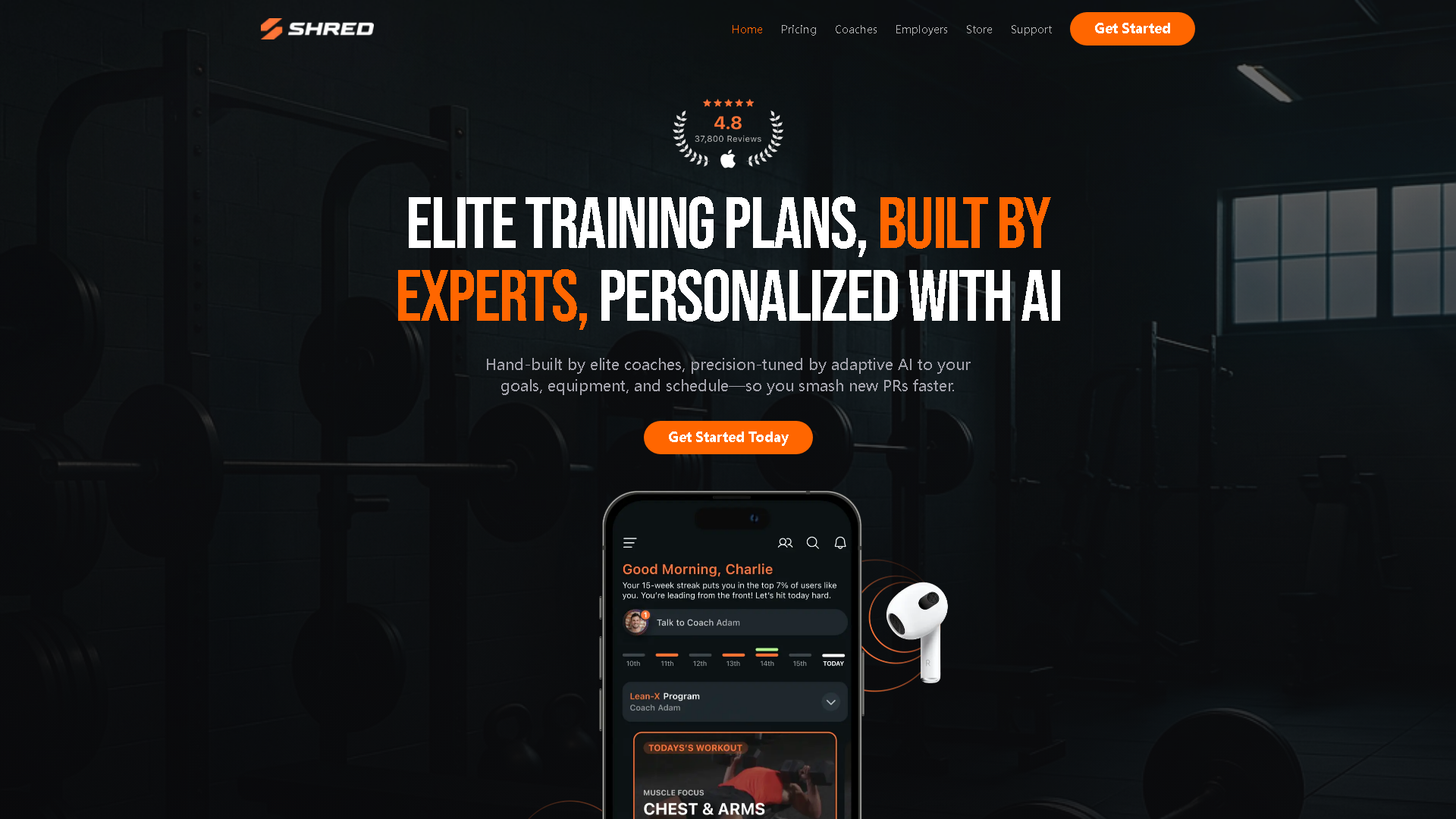 SHRED Interface Screenshot - Daily Life Tool