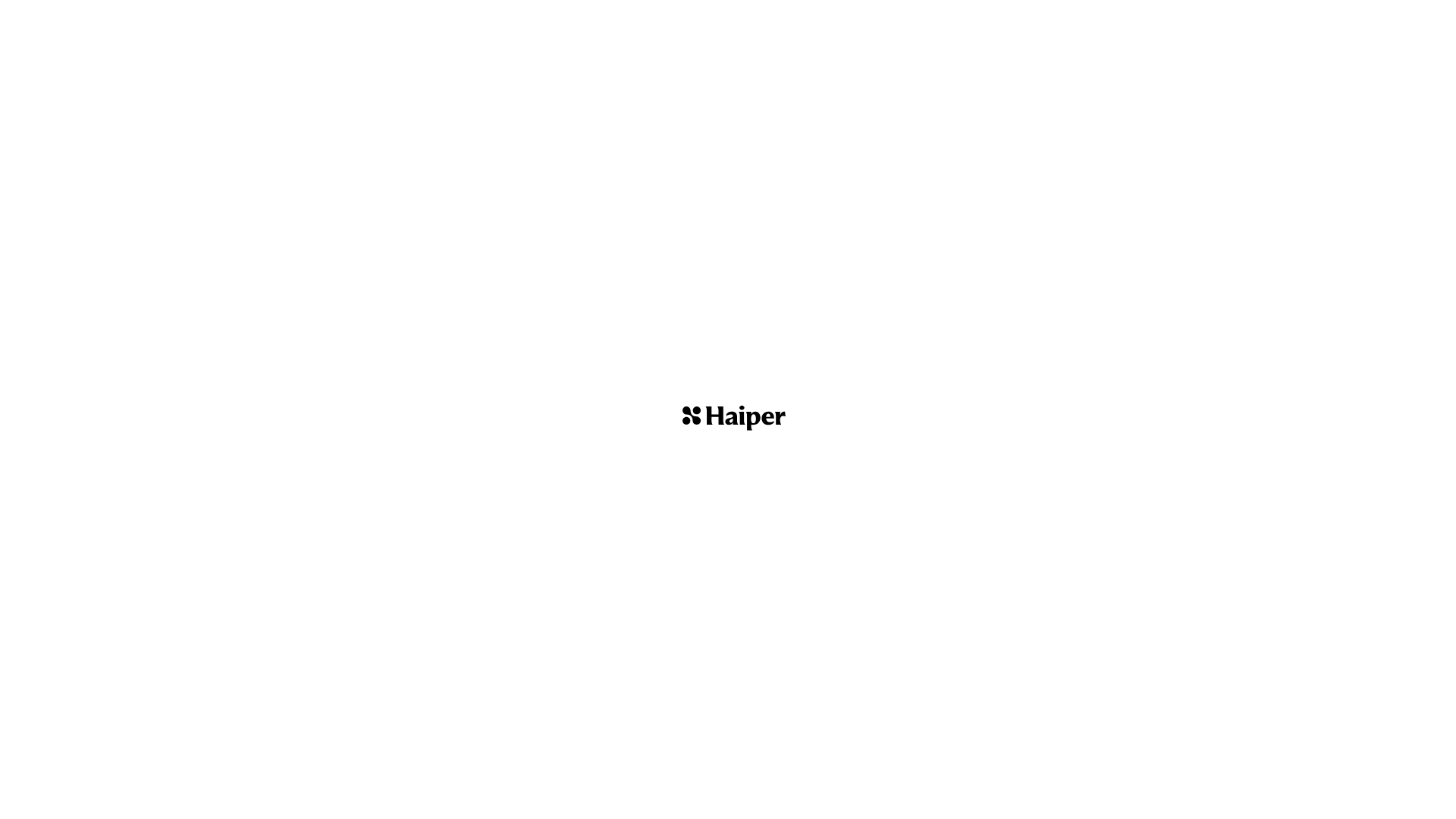 Haiper Interface Screenshot - Video & Animation Tool