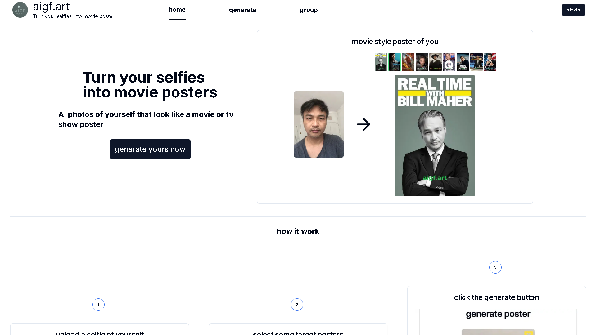 aigfaigf.art Interface Screenshot - Art & Creative Design Tool