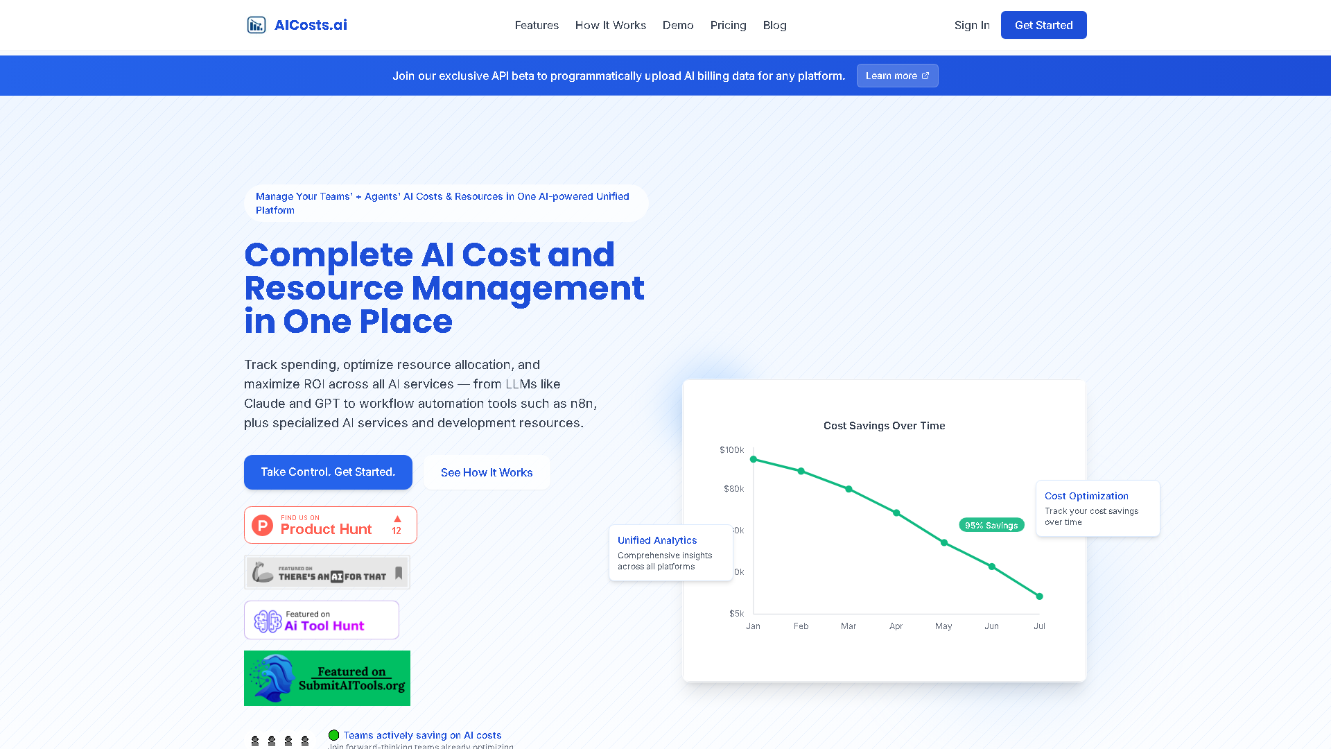AICosts.ai Interface Screenshot - Development & APIs Tool