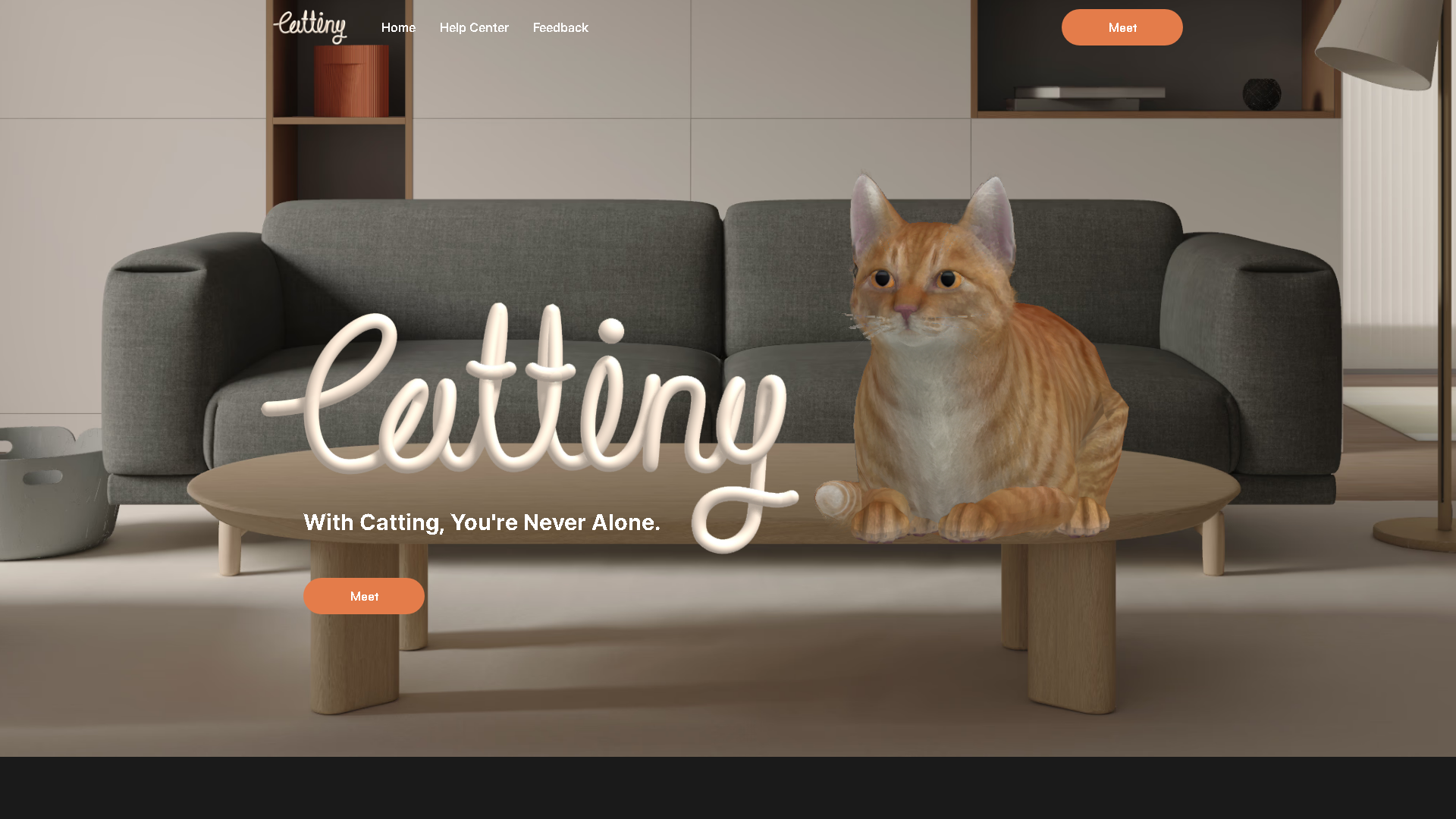 Catting Interface Screenshot - Art & Creative Design Tool