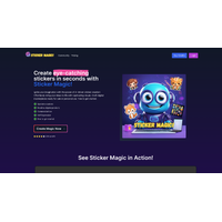 Sticker Magic Logo - Art & Creative Design Tool