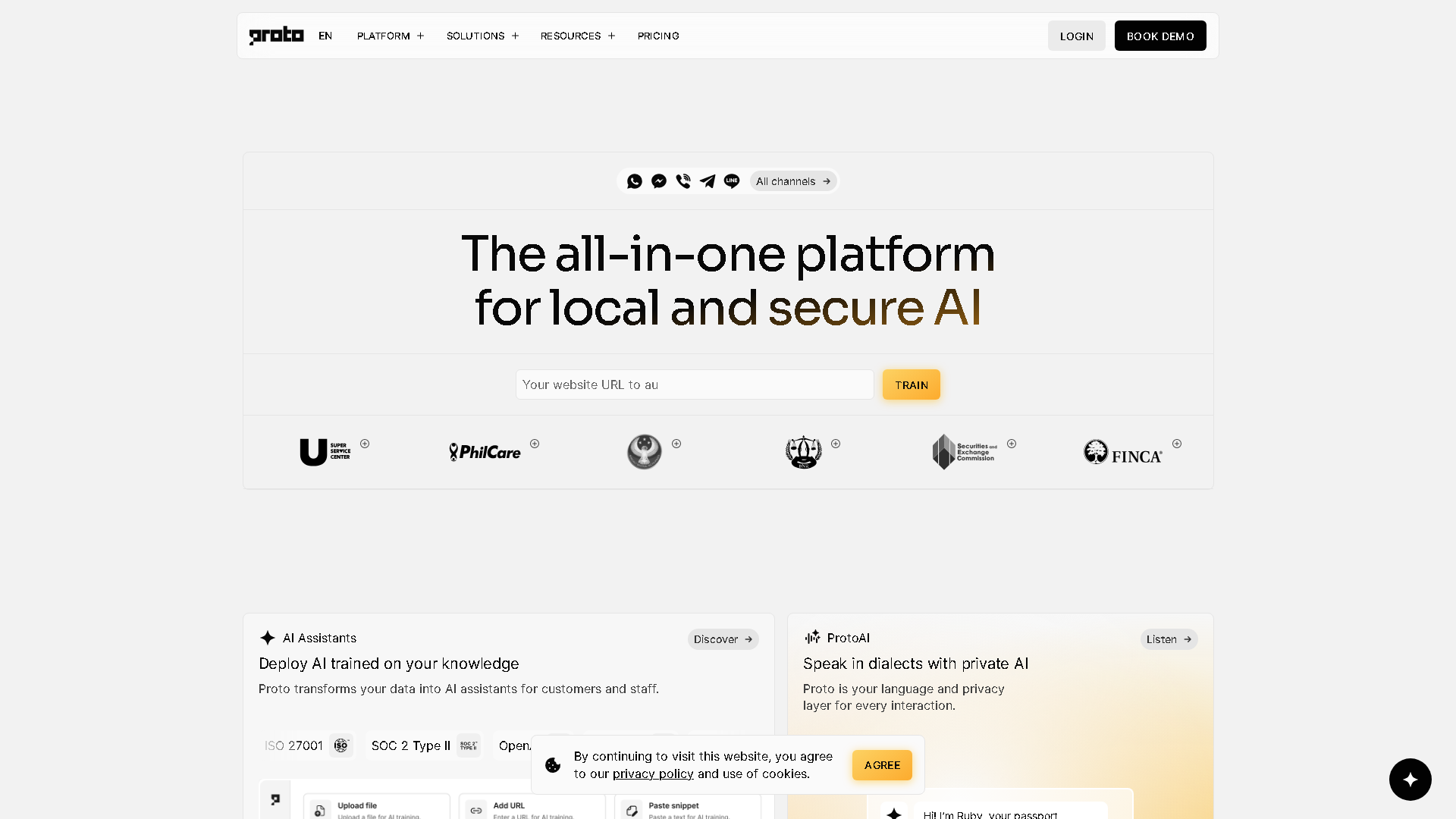 Proto AICX Interface Screenshot - Voice Generation & Conversion Tool