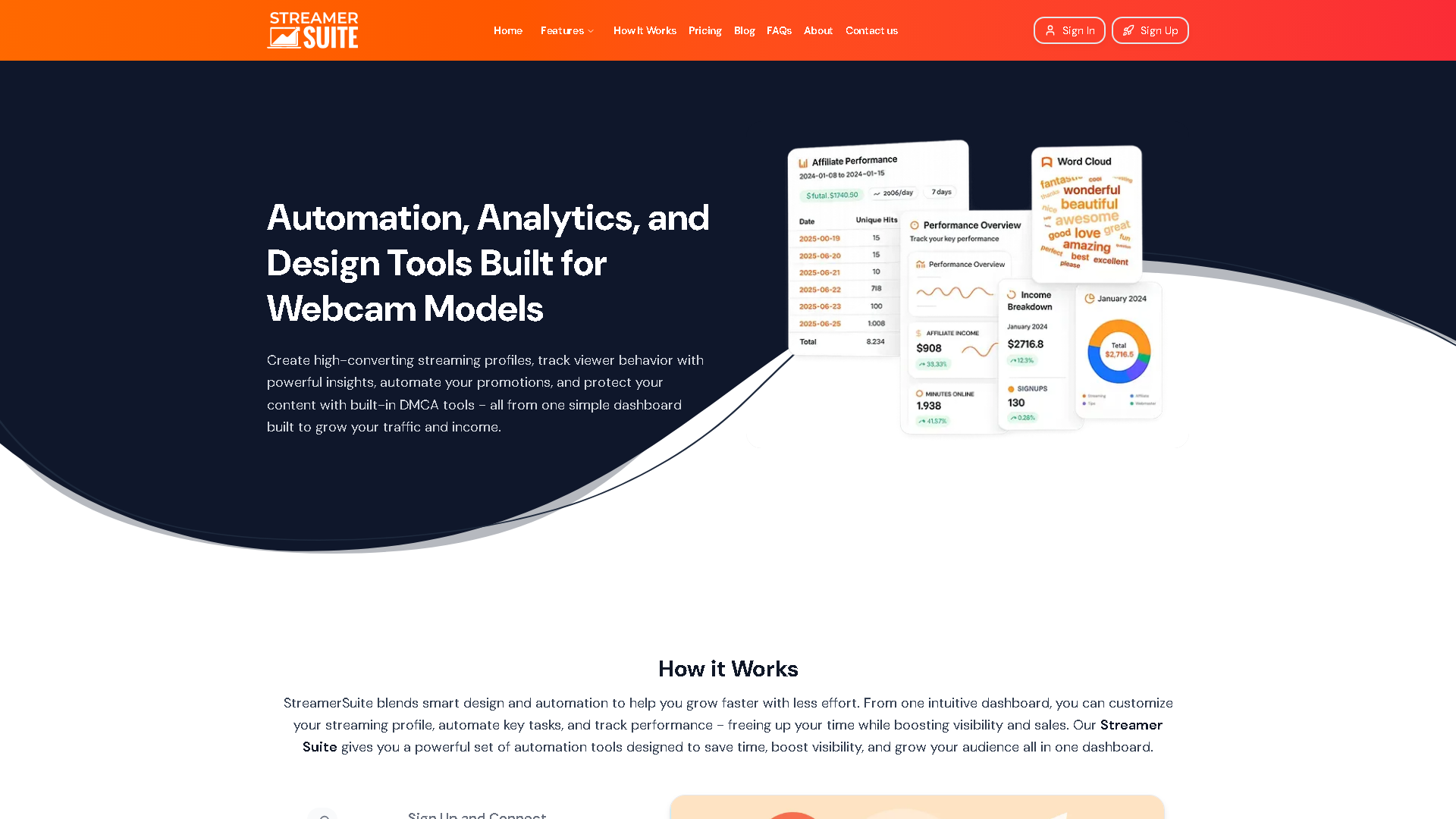 StreamerSuite Interface Screenshot - Social Media Tool