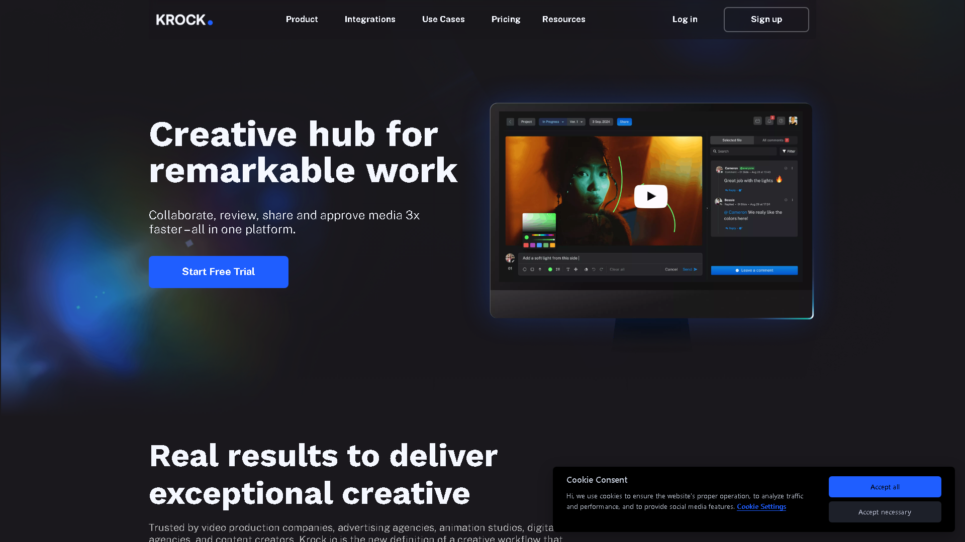 KROCK.IO Interface Screenshot - Art & Creative Design Tool