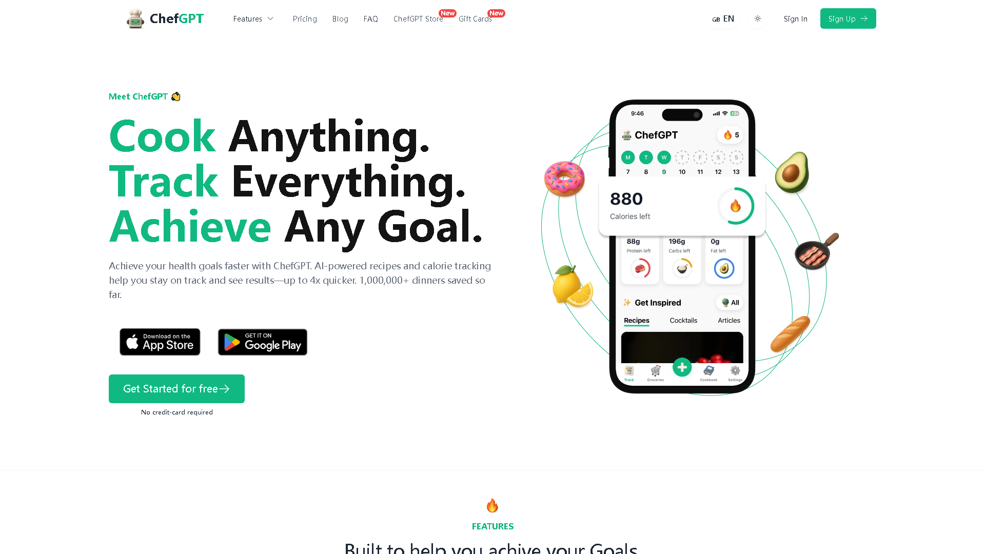 ChefGPT Interface Screenshot - Daily Life Tool