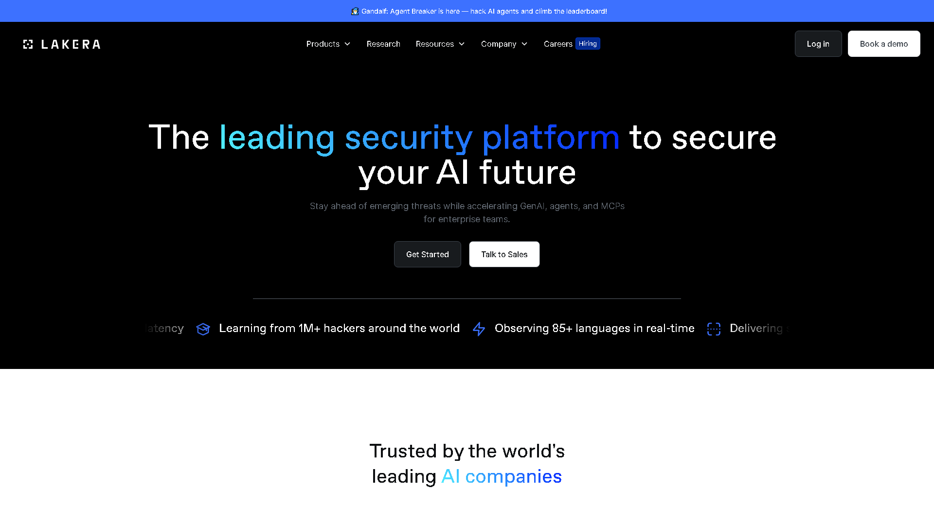Lakera Interface Screenshot - AI Detection & Anti-Detection Tool