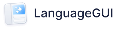 LanguageGUI Logo - Art & Creative Design Tool
