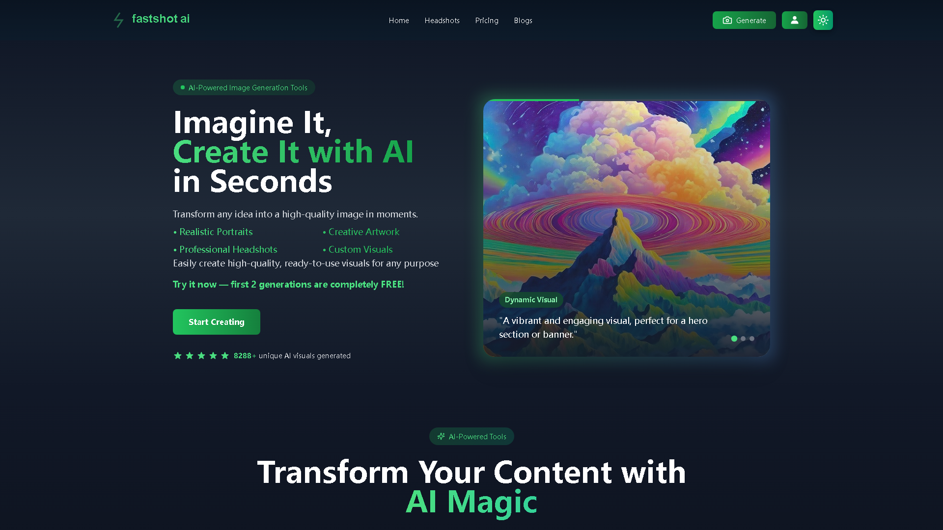 FastShot AI Interface Screenshot - Writing & Editing Tool