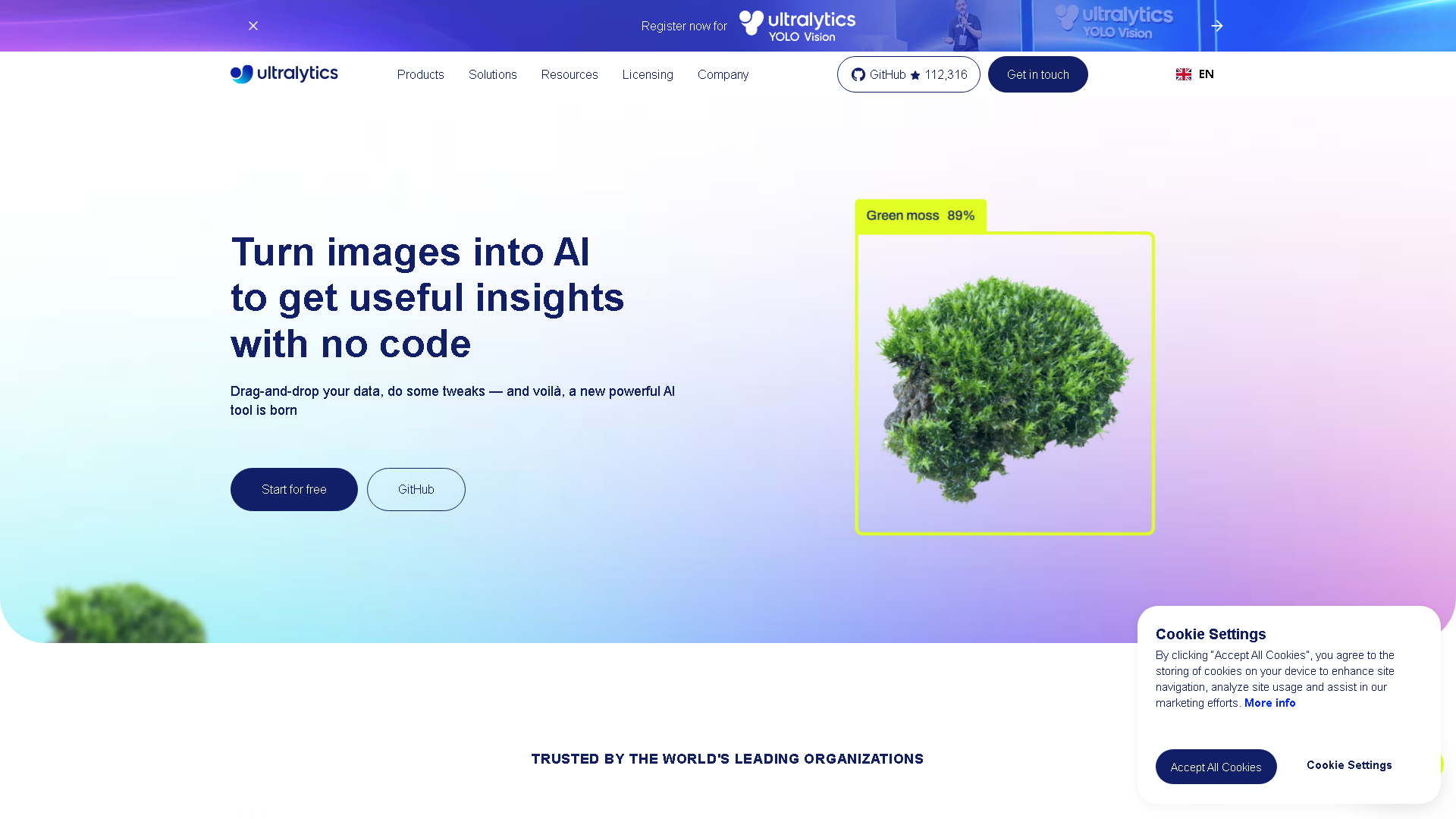 Ultralytics Interface Screenshot - Image Analysis Tool