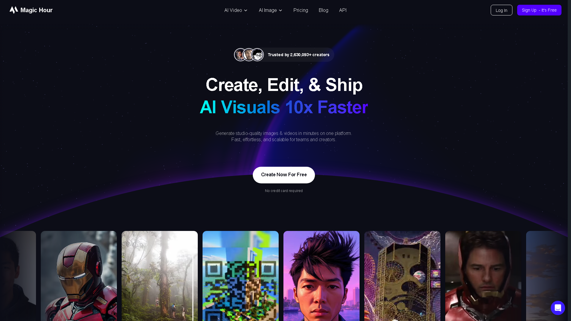 Magic Hour Interface Screenshot - Writing & Editing Tool