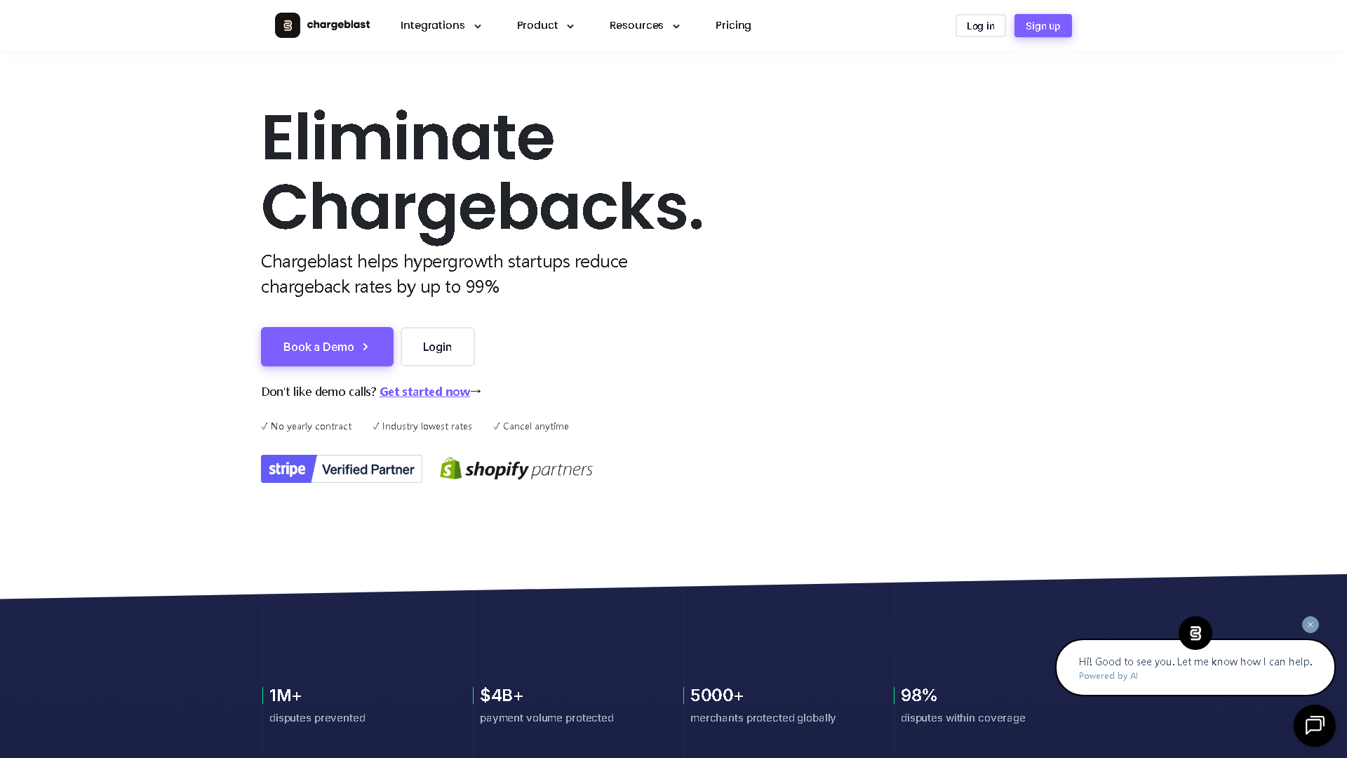 Chargeblast Interface Screenshot - AI Models & Infrastructure Tool
