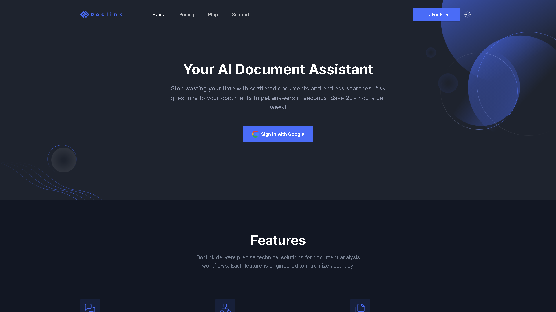 Doclink Interface Screenshot - Office & Productivity Tool