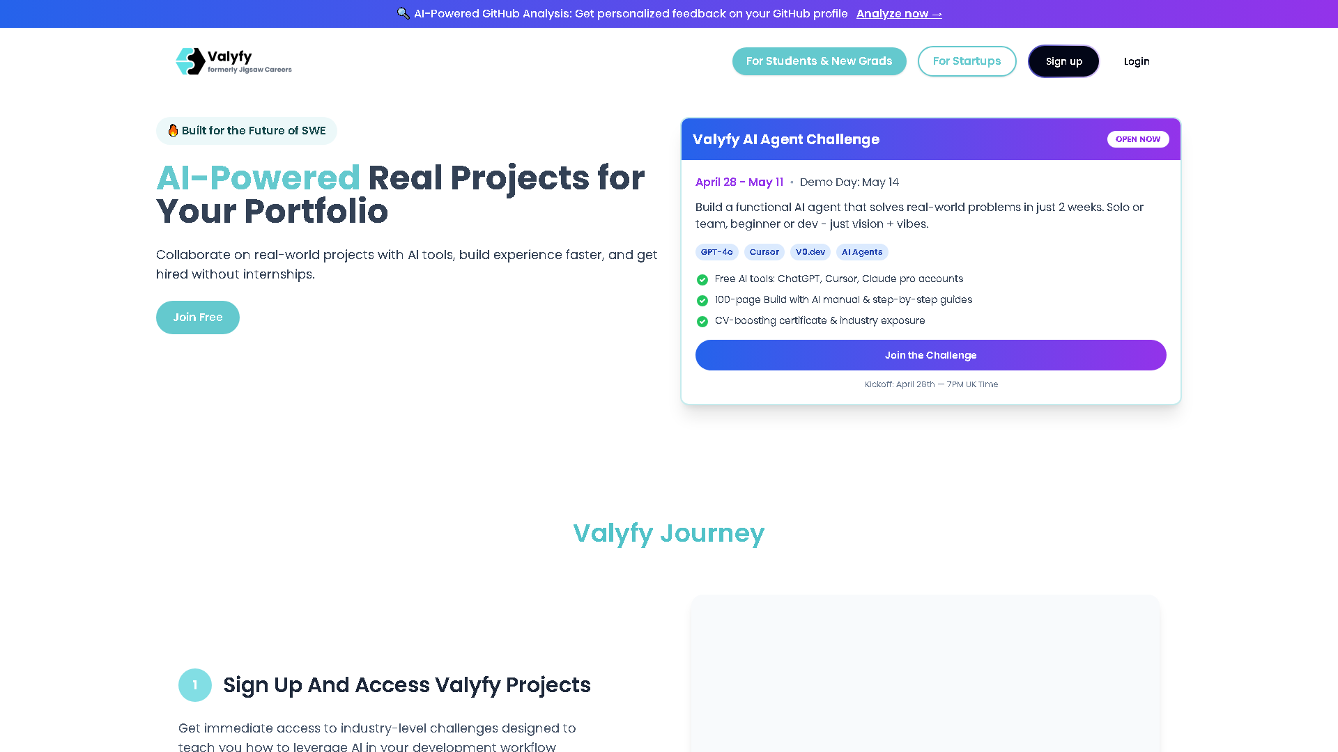 Valyfy Interface Screenshot - Development & APIs Tool