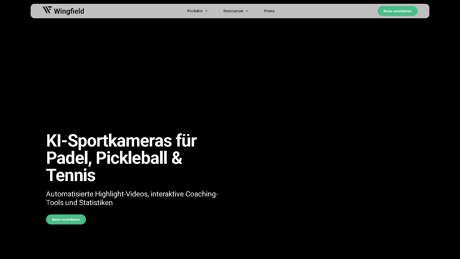 Wingfield Interface Screenshot - Video & Animation Tool