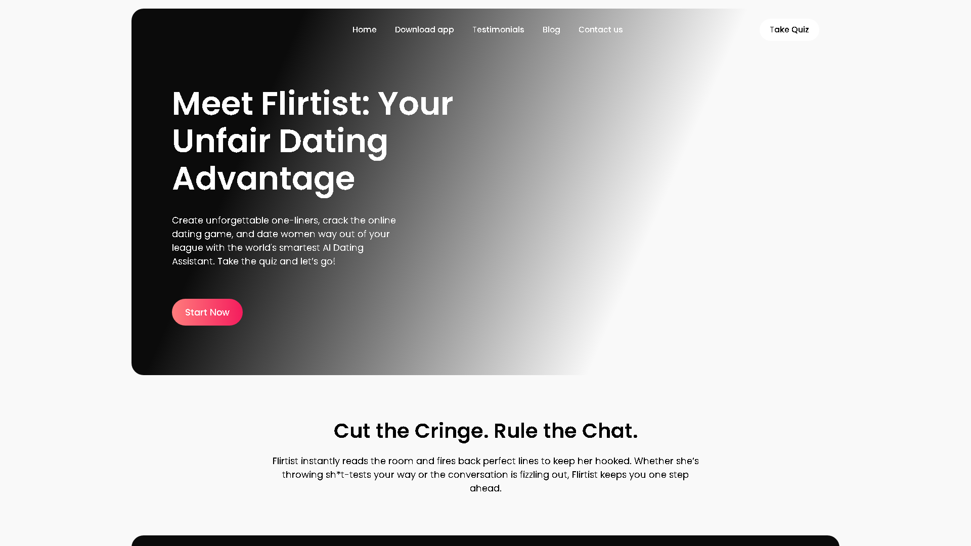 WingmanX Interface Screenshot - Social Media Tool