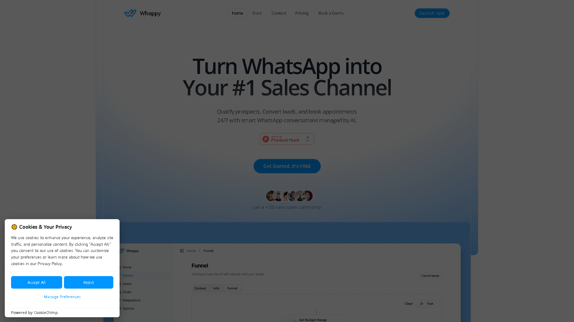 Whappy Interface Screenshot - Office & Productivity Tool
