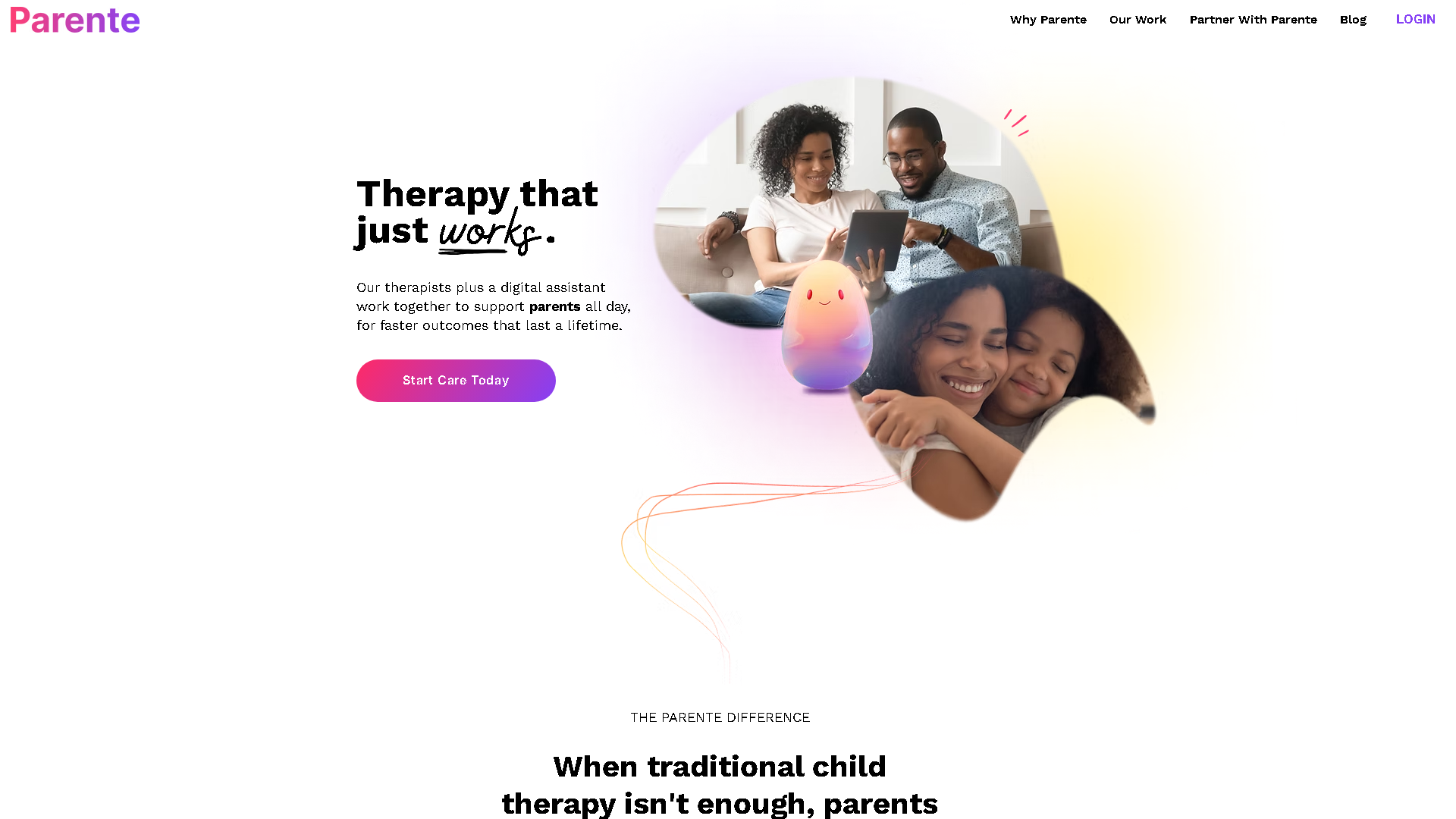 ParenteAI Interface Screenshot - Daily Life Tool