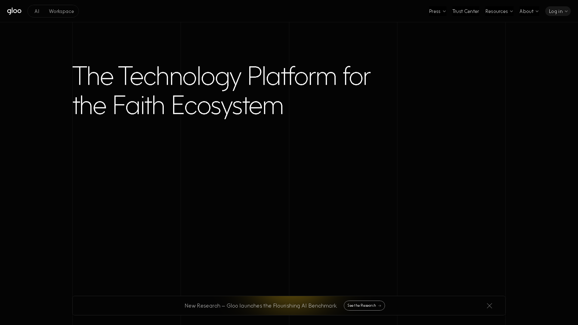 Gloo Interface Screenshot - Writing & Editing Tool