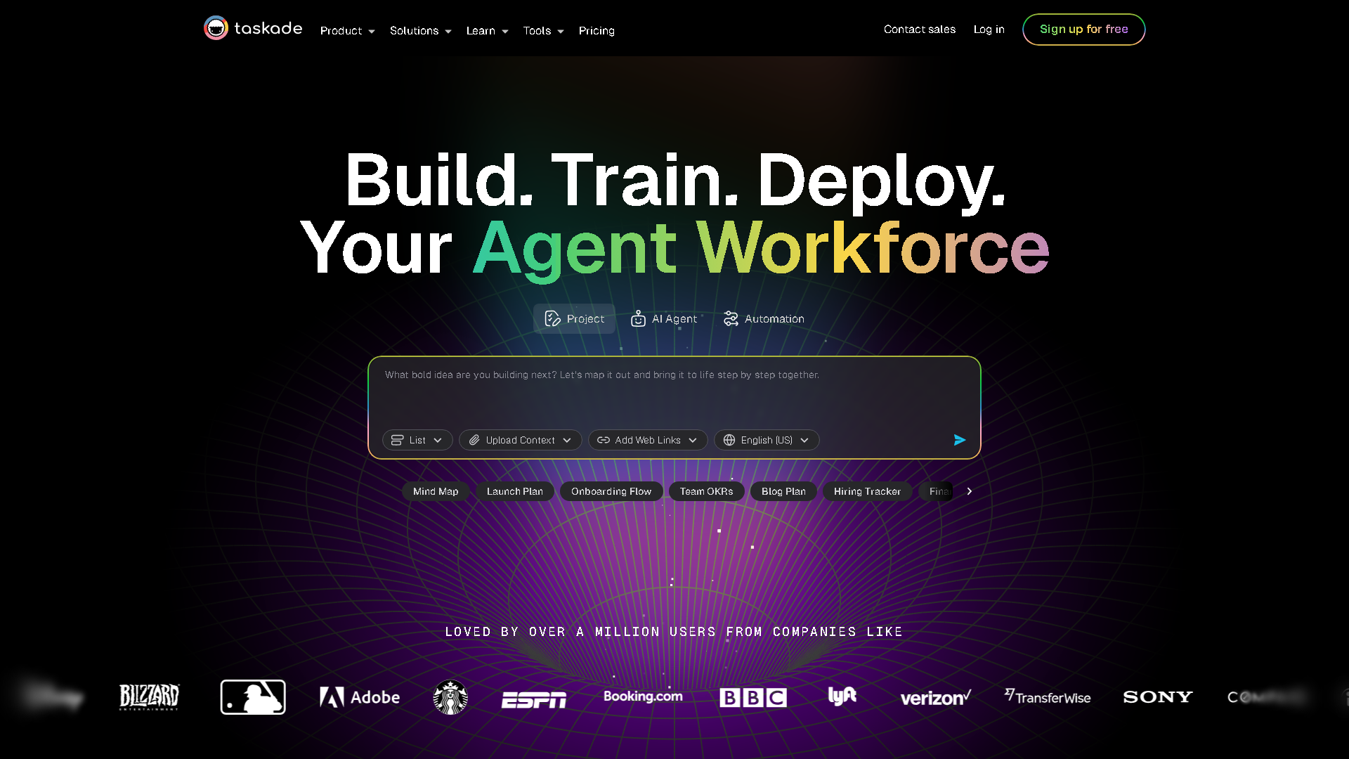 Taskade Interface Screenshot - Coding & Development Tool