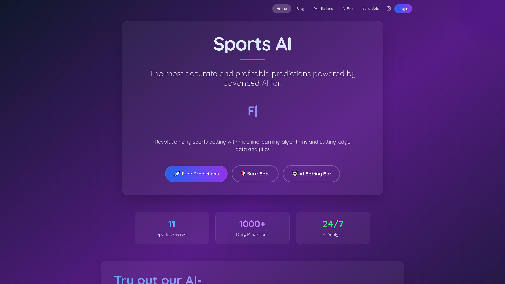 Sports AI Interface Screenshot - Daily Life Tool