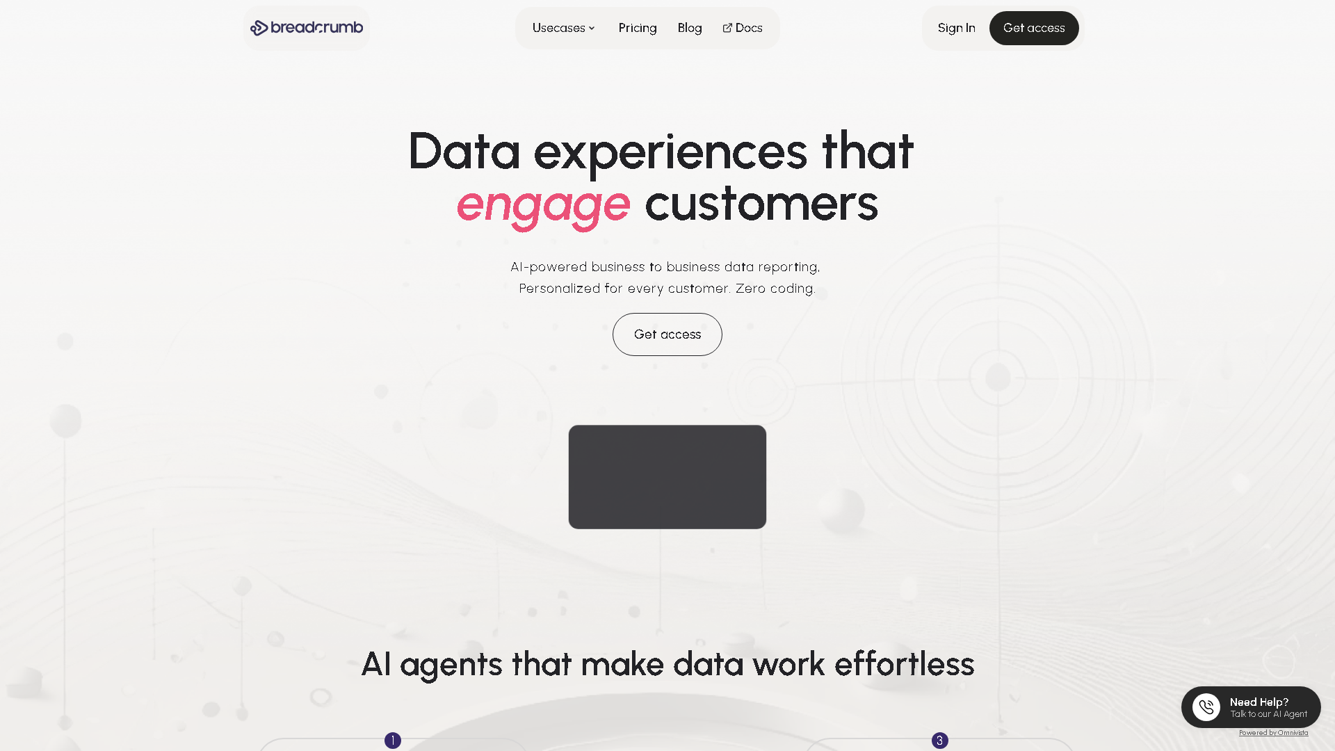 Breadcrumb.ai Interface Screenshot - Writing & Editing Tool