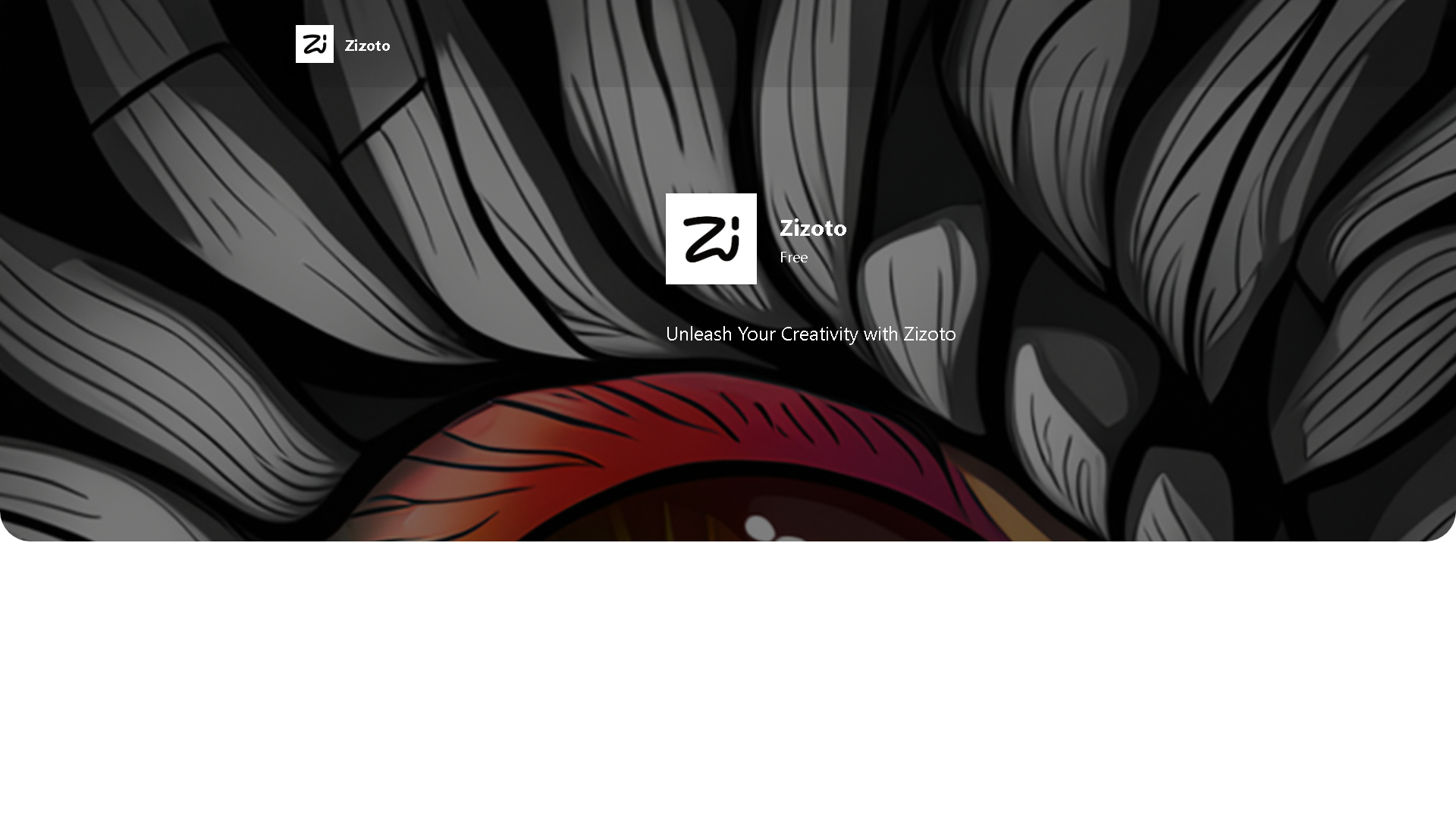 Zizoto Interface Screenshot - Art & Creative Design Tool