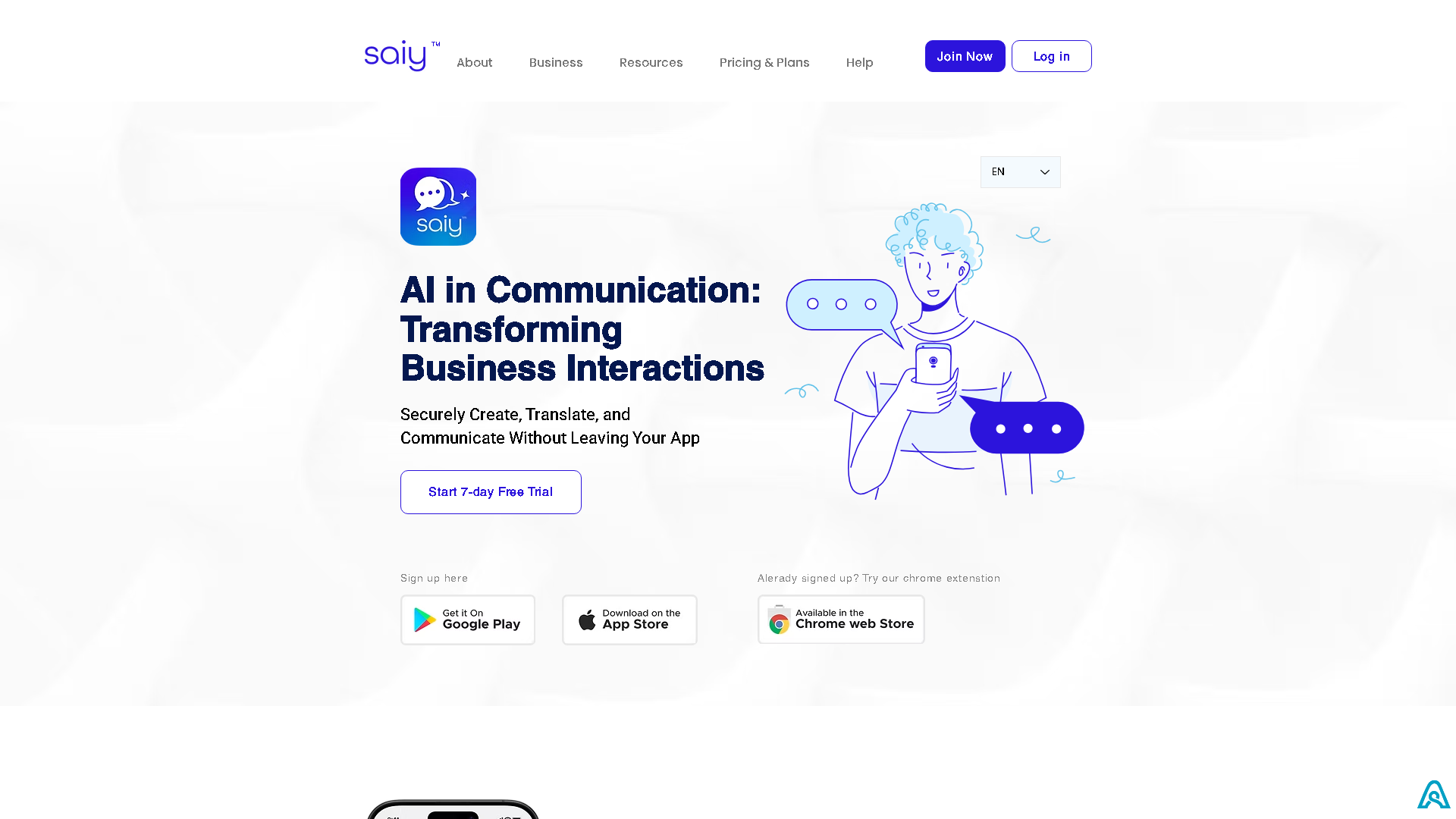 SAiY™ Generative AI keyboard Interface Screenshot - Education & Learning Tool