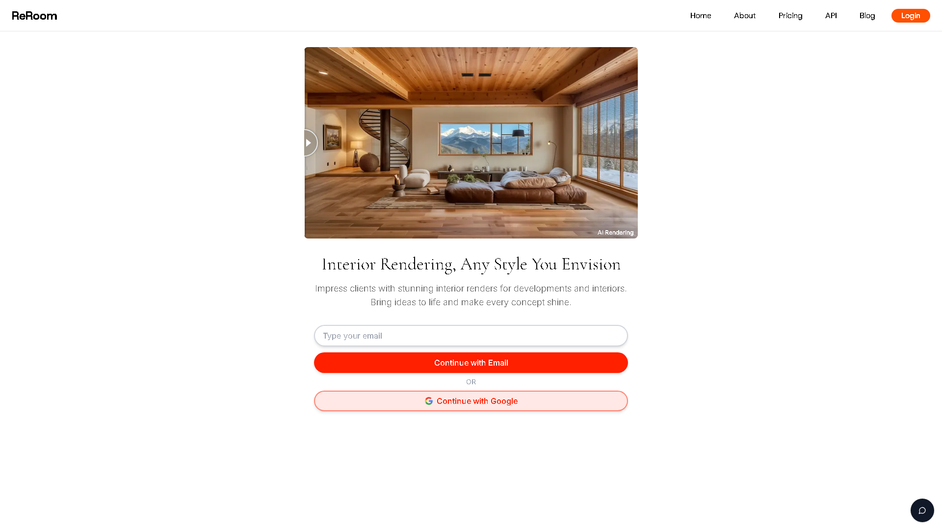 ReRoom AI Interface Screenshot - Image & Design Tool