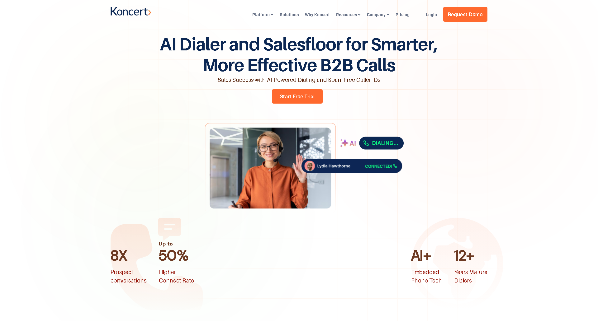 Koncert Interface Screenshot - Marketing & Advertising Tool